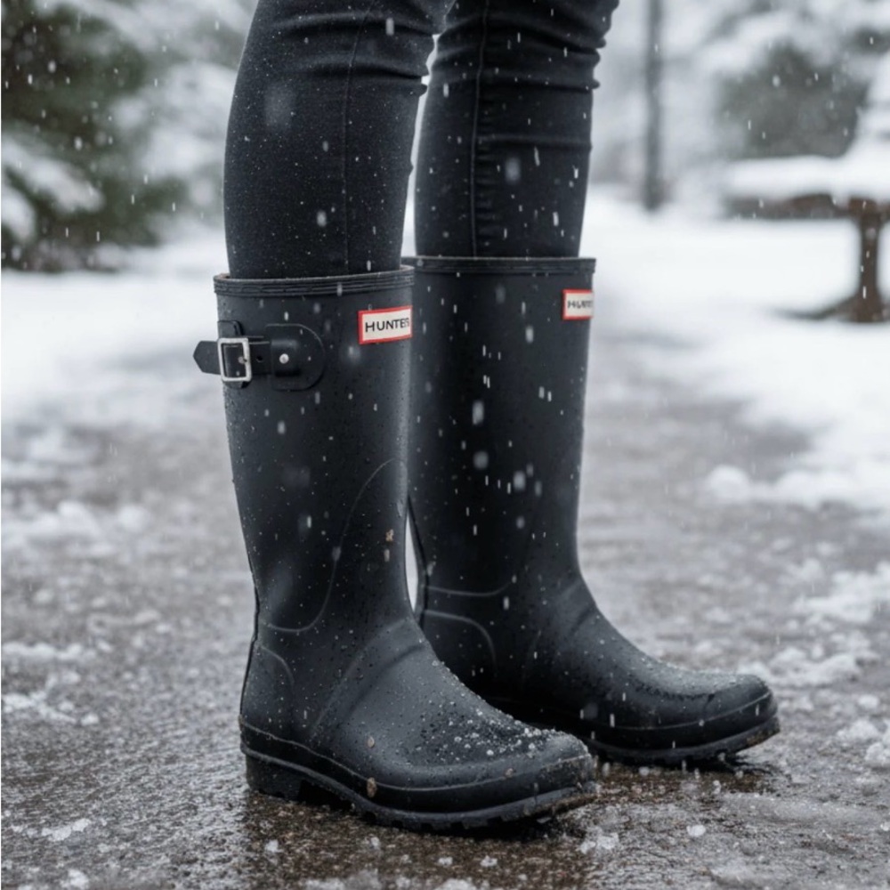 Hunter Women's Classic Black Rain Boots